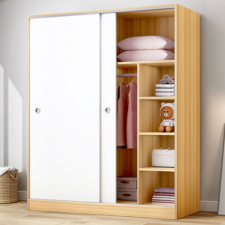 Elegant Wood Armoire Wardrobe with Clothing Rod and Shelves - Modern Style - No Distressing - image 6