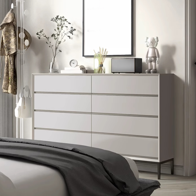 Trendy Raw Wood Console Dresser, Horizontal with 8 Drawers - image 17