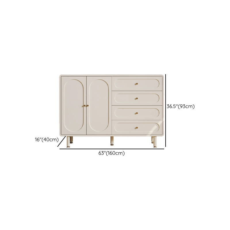 Contemporary Parlor Combo Dresser with 3 Interior Shelves - image 10