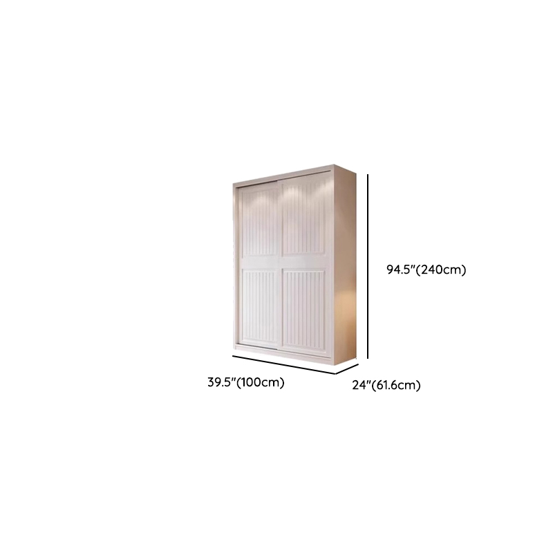 White Modish Manufactured Wood Independent Armoire Cabinet with Soft Close Drawer, Soft Close Door, and Interior Shelves - image 18