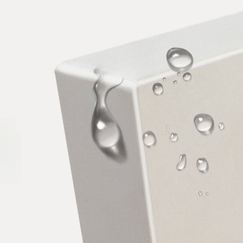 White Minimalist Manufactured Wood Independent Wardrobe Closet with Soft Close Drawer, Soft Close Door, and Interior Shelves - image 4