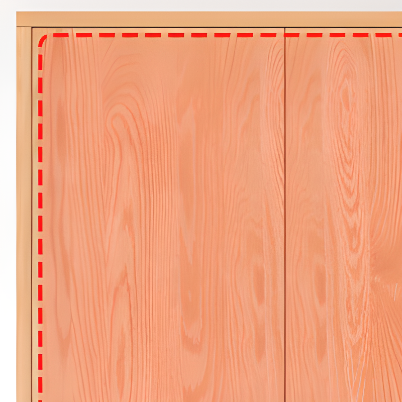 Wood Color Nordic Unfixed Wardrobe Closet - image 7