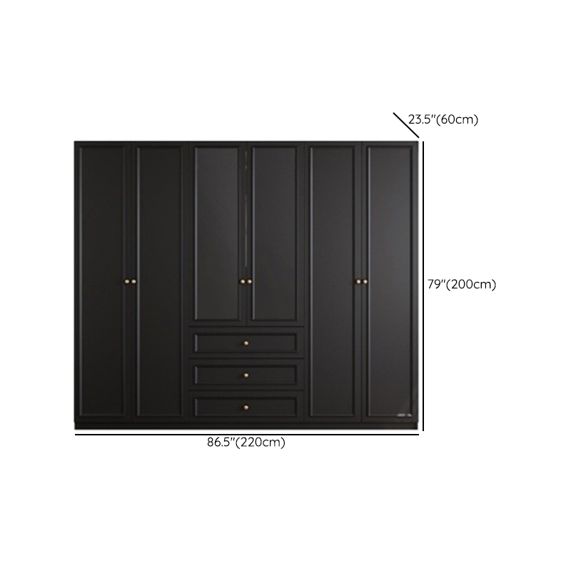 Trendy Lumber Wardrobe Armoire with Soft Close Drawer, Soft Close Door, Interior Shelves, and Hanging Rod - image 10