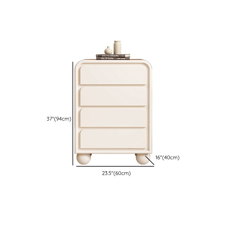 Minimalist Horizontal/Vertical Chalk Wood Bachelor Chest with Drawers - image 17