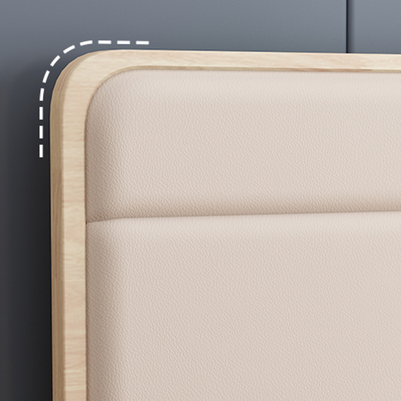 Trendy Full(54"W x 75"L)/Queen(60"W x 80"L)/King(76"W x 80"L) No Distressing Standard（36-55“） Rectangle Panel Headboard with Lumber Frame, Sponge Filling Included/Not Included - image 6