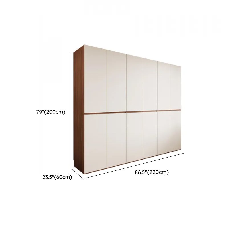 Acorn Minimalist Wooden Wardrobe Closet with Soft Close Door, Interior Shelves, and Clothing Rod - image 13