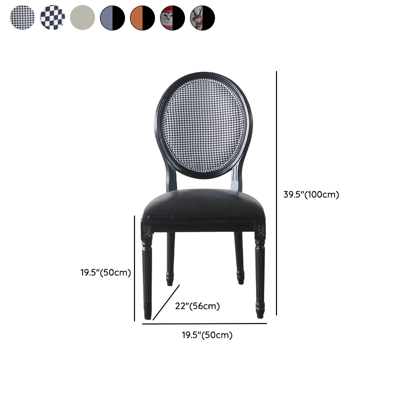 Victorian Style Side Chair with King Louis Back and Bordered Frame, Balanced Stability - image 25
