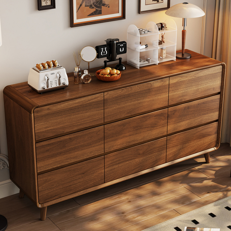 Cocoa Modern Simple Style Manufactured Wood Double Dresser/Bachelor Chest/Semainier with 6/3/5 Drawers Horizontal/Vertical - image 2