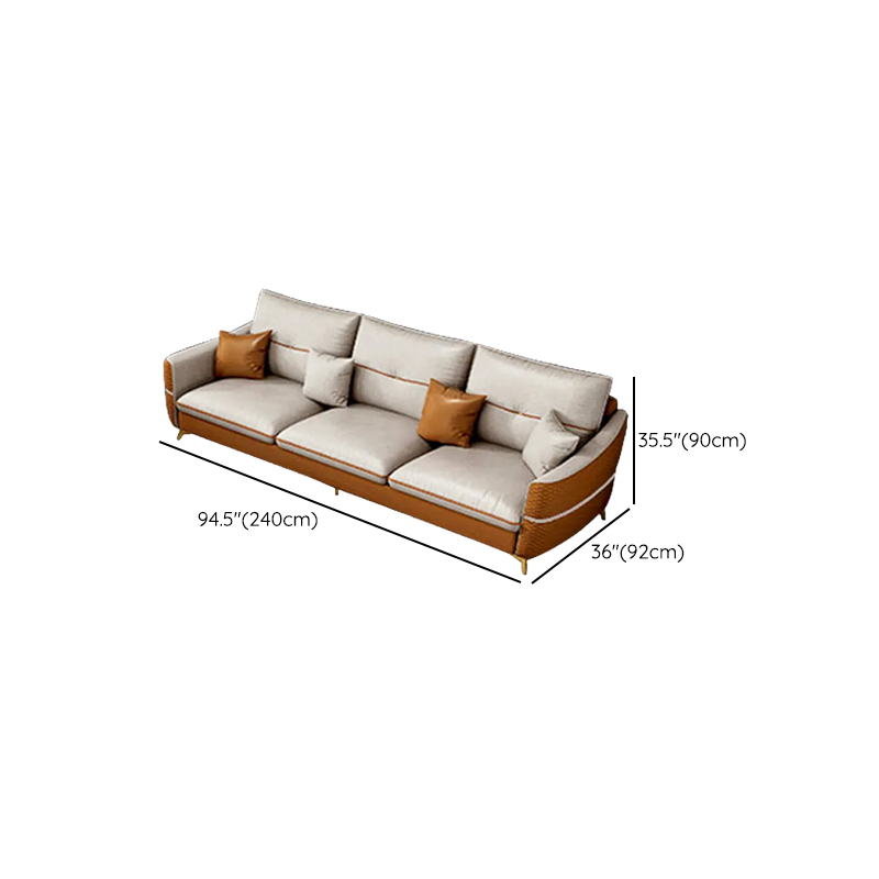 Straight/L-Shape Sofa/Sofa Chaise with Horizontal/Right Orientation, Sloped Arms, and Stitch-tufted Detailing - image 9