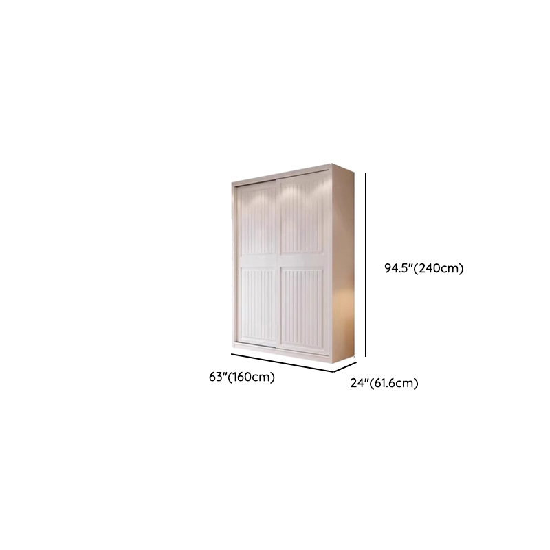 White Modish Manufactured Wood Independent Armoire Cabinet with Soft Close Drawer, Soft Close Door, and Interior Shelves - image 21