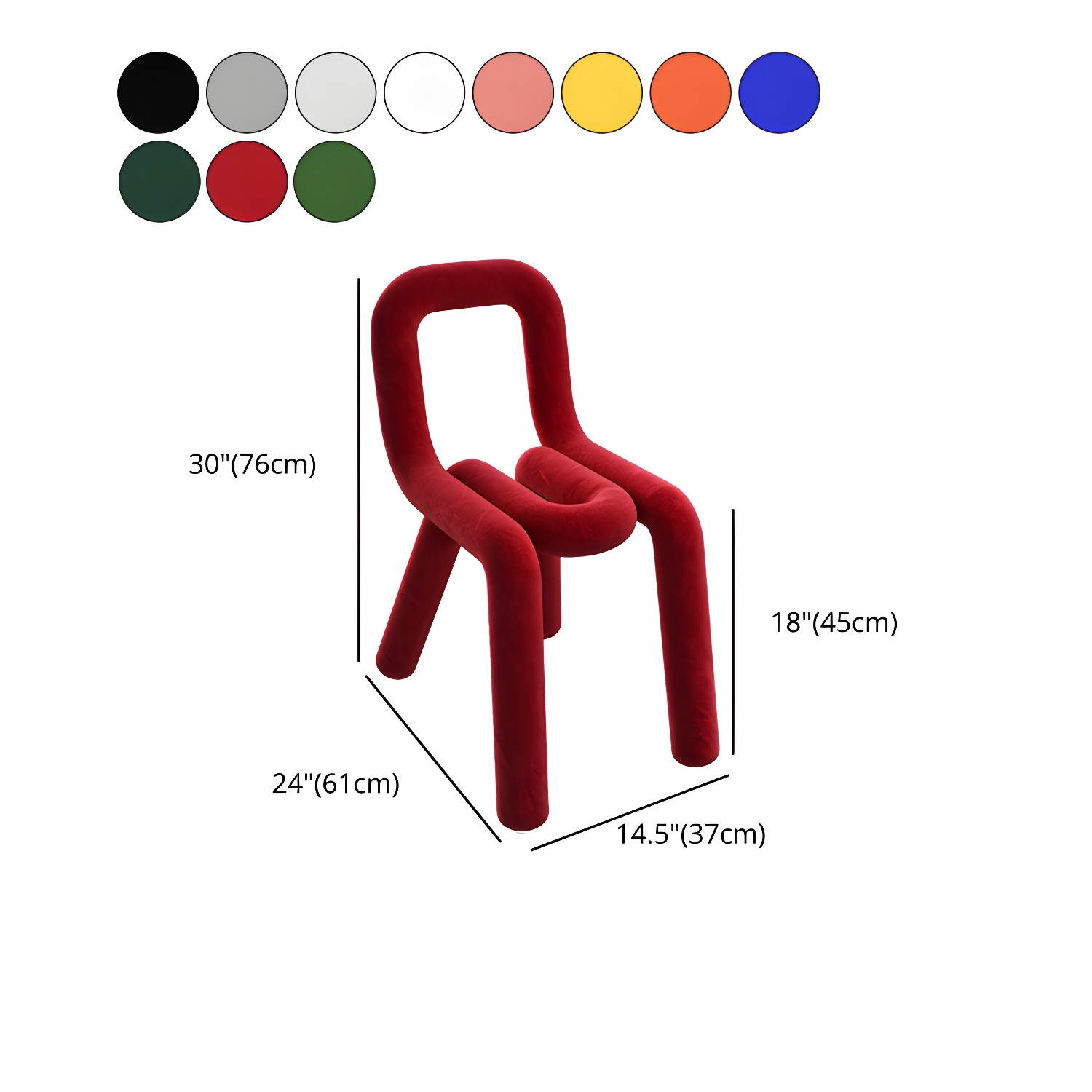 Contemporary Side Chair Velvet Open Back Dining Chair for Indoor - image 19