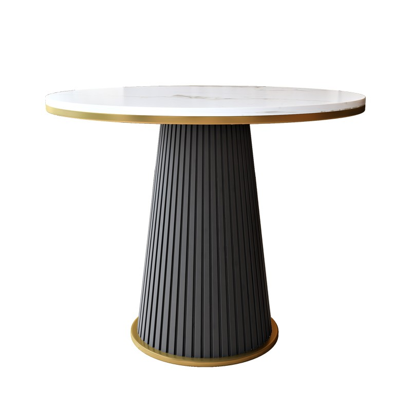 Modern Simple Style Dining Table Set with Padded Chair, Back Seat, and Arms - image 5