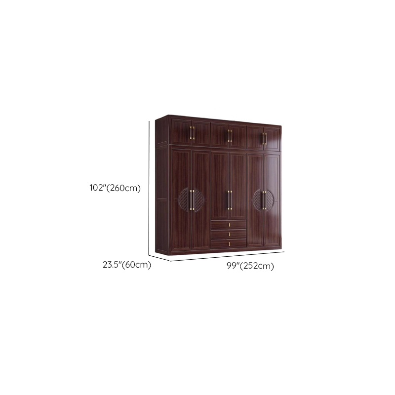 Auburn Minimalist Natural Wood Cabinet Armoire with Soft Close Drawer, Soft Close Door, Interior Shelves, and Clothing Rod - image 8