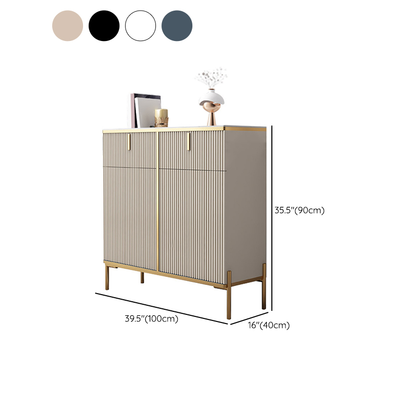 Ground Independent Sideboard for Parlor with Appliance Storage and Worktop in a Modern Style - image 22