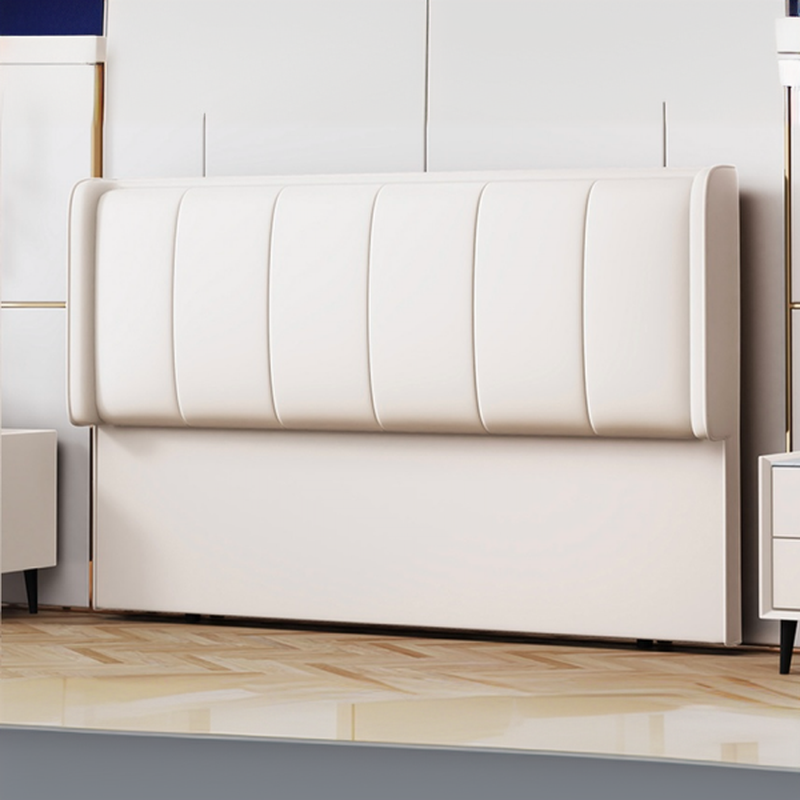 Modish No Distressing Timber Panel Headboard with Rectangle Shape for Full/Queen/Twin Bed, Featuring Sponge Upholstery and Standard Height - image 4