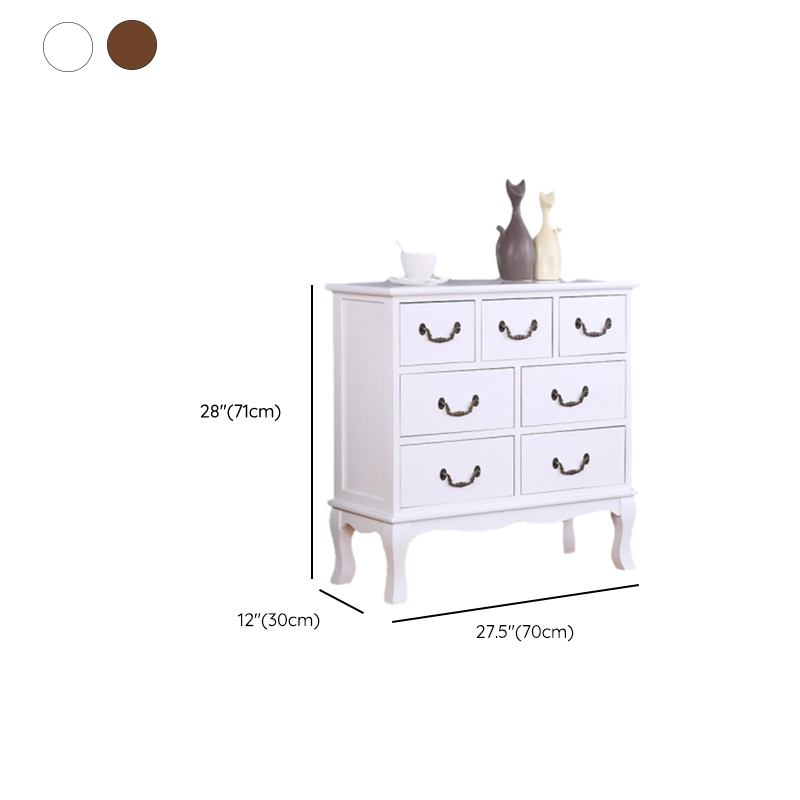 French Wood Vertical Console Dresser with 9 Drawers/7 Drawers/10 Drawers - image 27