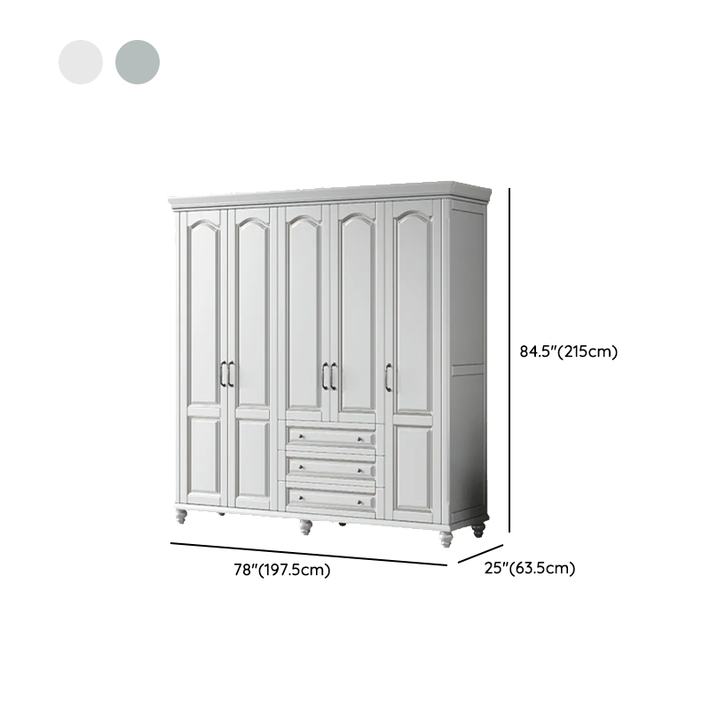 Standalone Wood Armoire Cabinet with Hinged Soft Close Door, Soft Close Drawer & Interior Shelves - image 24