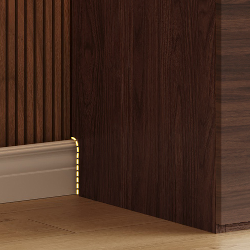 Acorn Minimalist Natural Wood Wardrobe Closet with 2 Drawers, Soft Close Door, Interior Shelves, and Clothing Rod - image 6