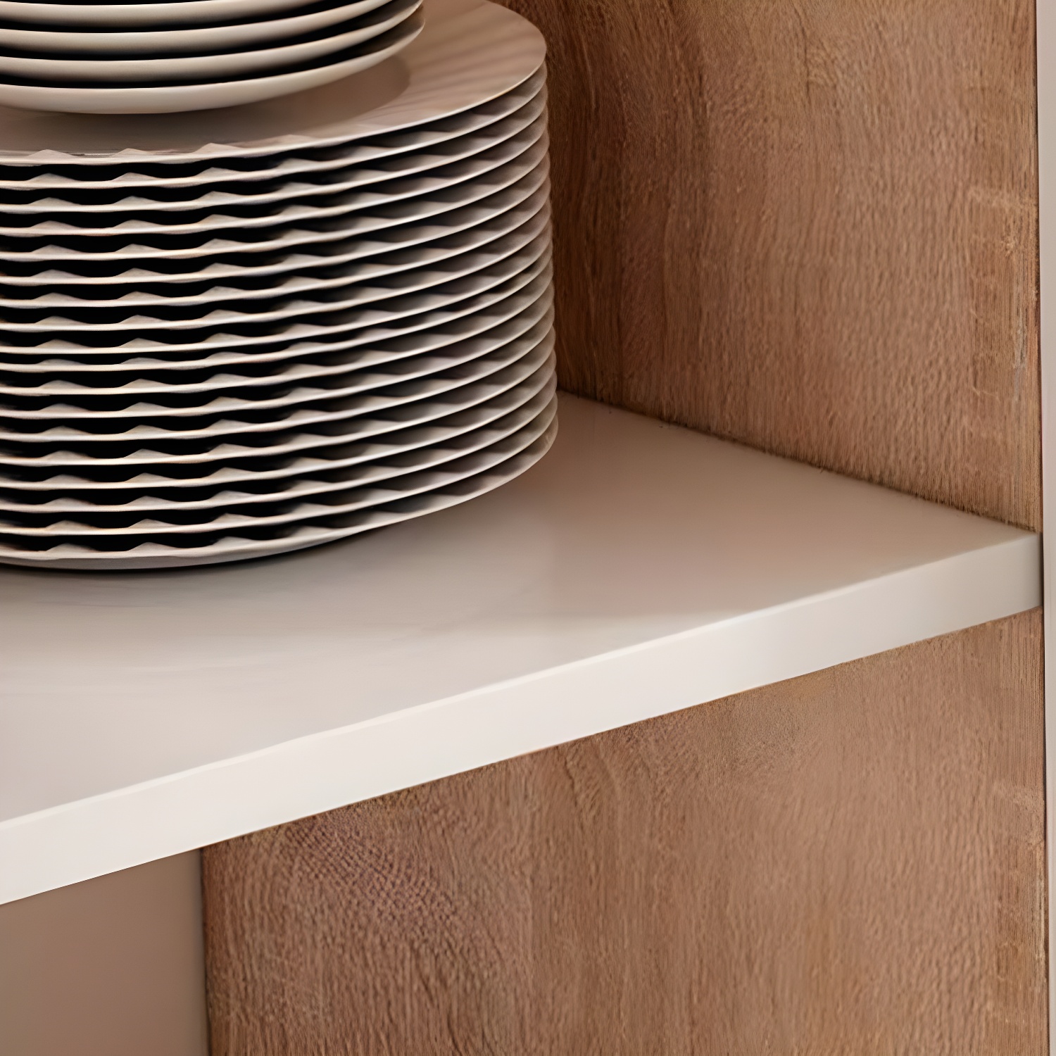 Modern Wood Buffet Cabinet with Glass Doors and Shelves - Full Assembly Needed - image 12