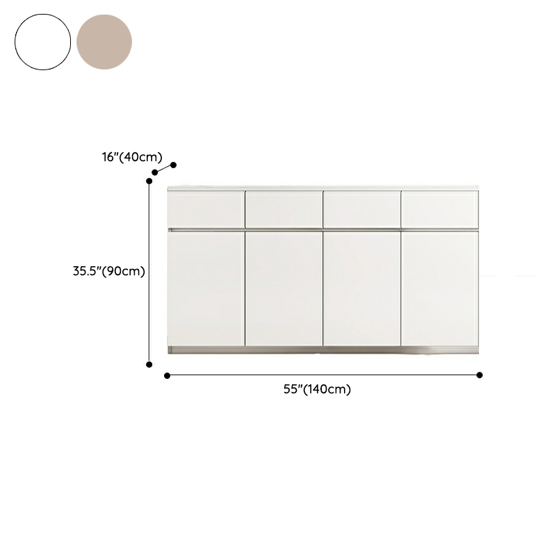 50'' Modern Wood Sideboard/Credenza with Drawers, Cabinets, and Non-adjustable Shelves - image 15
