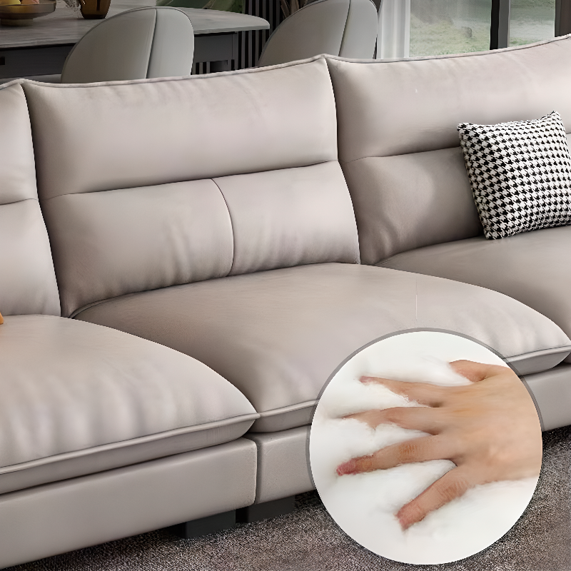 Functional L-Shape/Straight Sofa Couch/Sofa Recliner for Parlor with Reversible/Horizontal Orientation and Concealed Support - image 7
