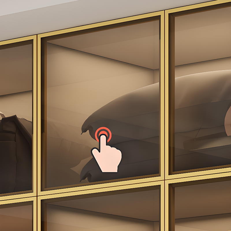 White Trendy Reclaimed Wood Almirah with Soft Close Drawer, Interior Shelves, and Hanging Rod - image 8