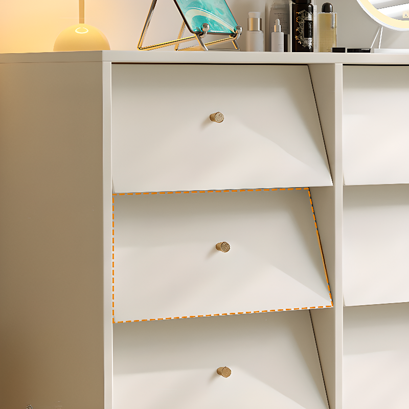 Casual Composite Wood Console Dresser with 6/9 Drawers in Vertical/Horizontal Orientation - image 5