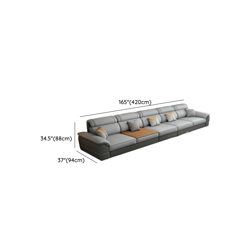 4 Pc L-Shape/Straight Left Hand Facing/Horizontal Sofa Recliner/Sofa Couch for 5 Person - image 20