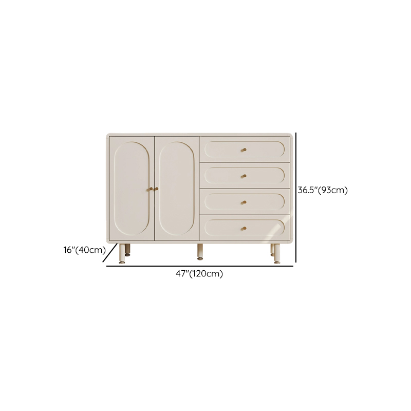 Contemporary Parlor Combo Dresser with 3 Interior Shelves - image 7