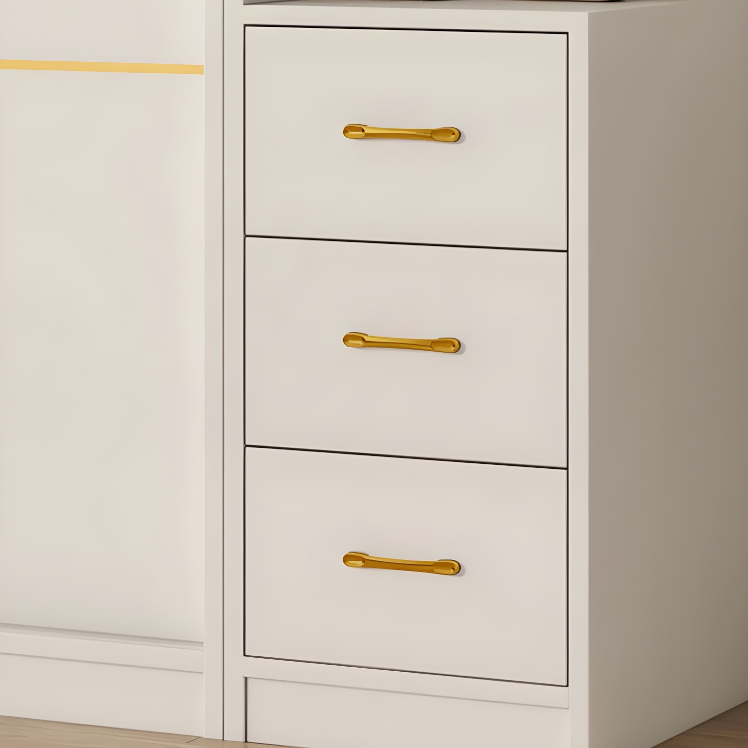 Spacious White Wardrobe Armoire with Shelves and Clothing Rod - Your Perfect Closet Solution - image 8