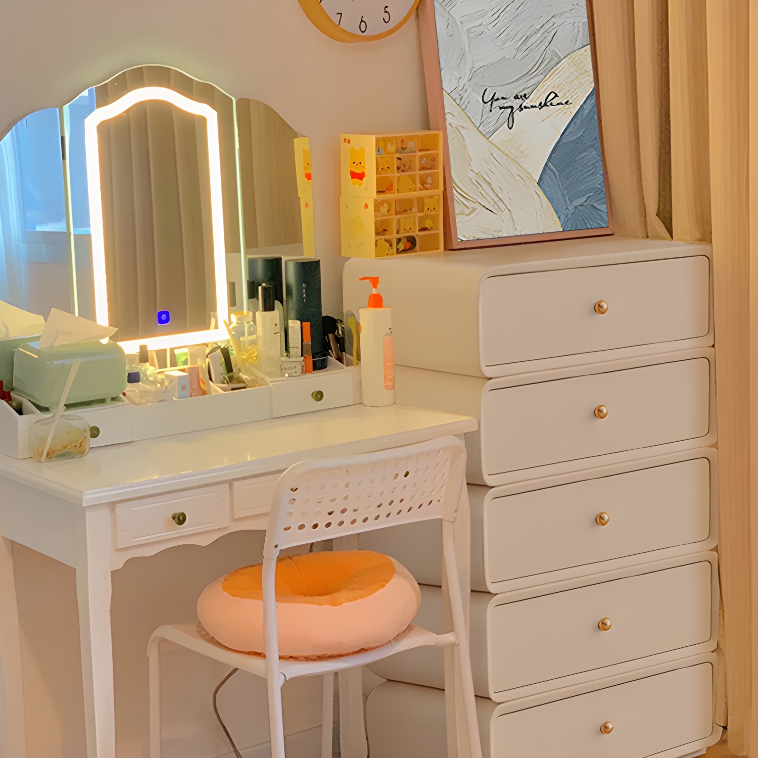 Modern Light Wood Dressers with Solid Wood Construction and Soft-Close Drawers - image 12