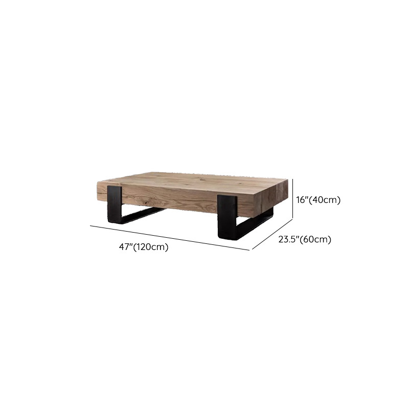 Pine Square Sledging Board Game Coffee Table for Home - image 8