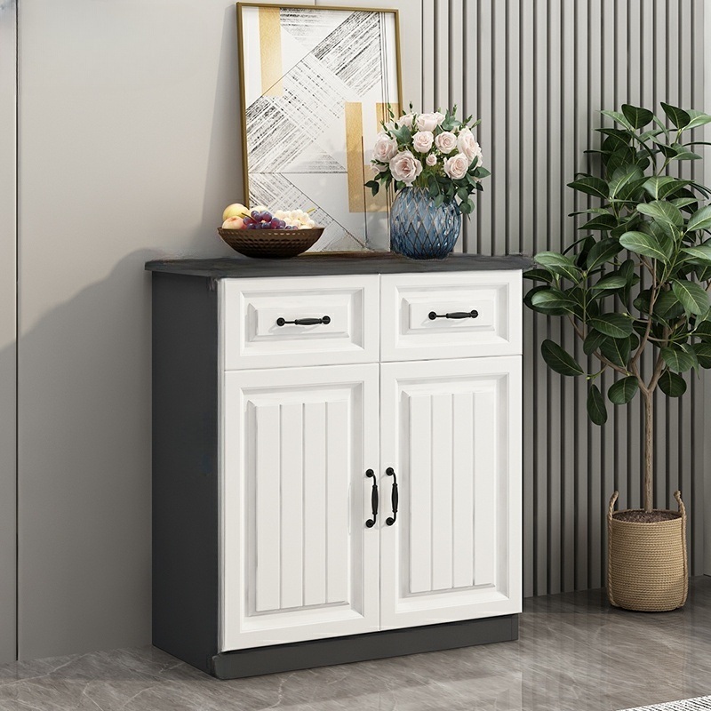 White Buffets & Sideboards with Cabinets and Drawers for Dining Room