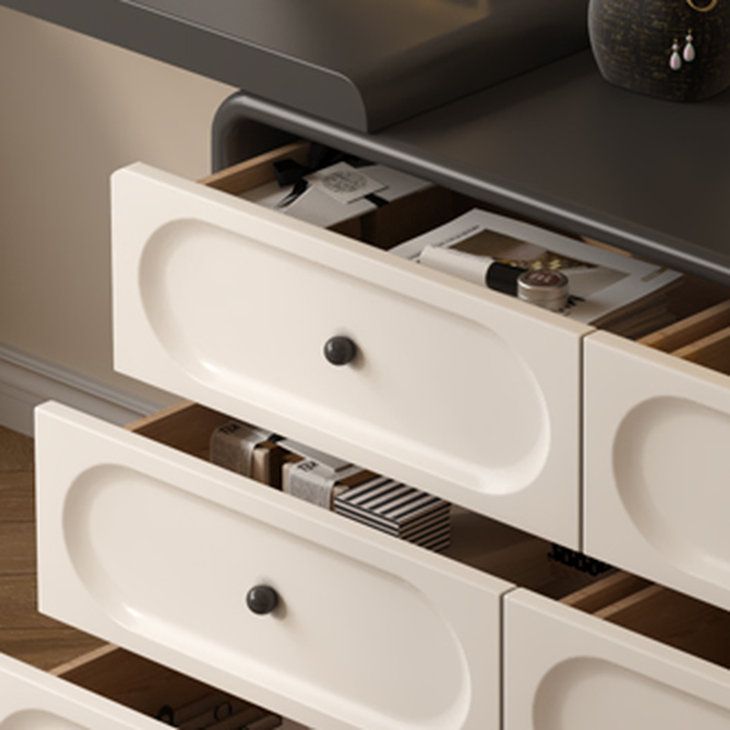 Midnight Black Scalable Makeup Vanity for Sleeping Room with Push-Pull Feature - image 7