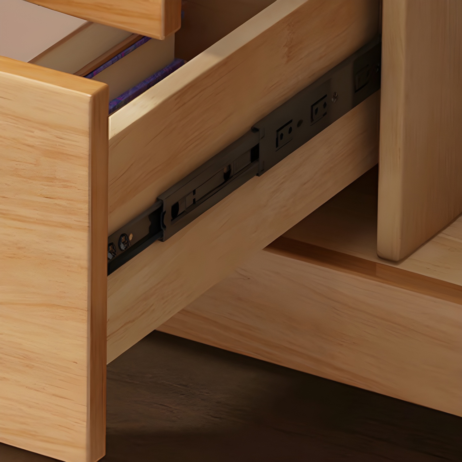 29.5"Tall 4 - Drawer Accent Cabinet, Wooden Rectangle Cabinet - image 8