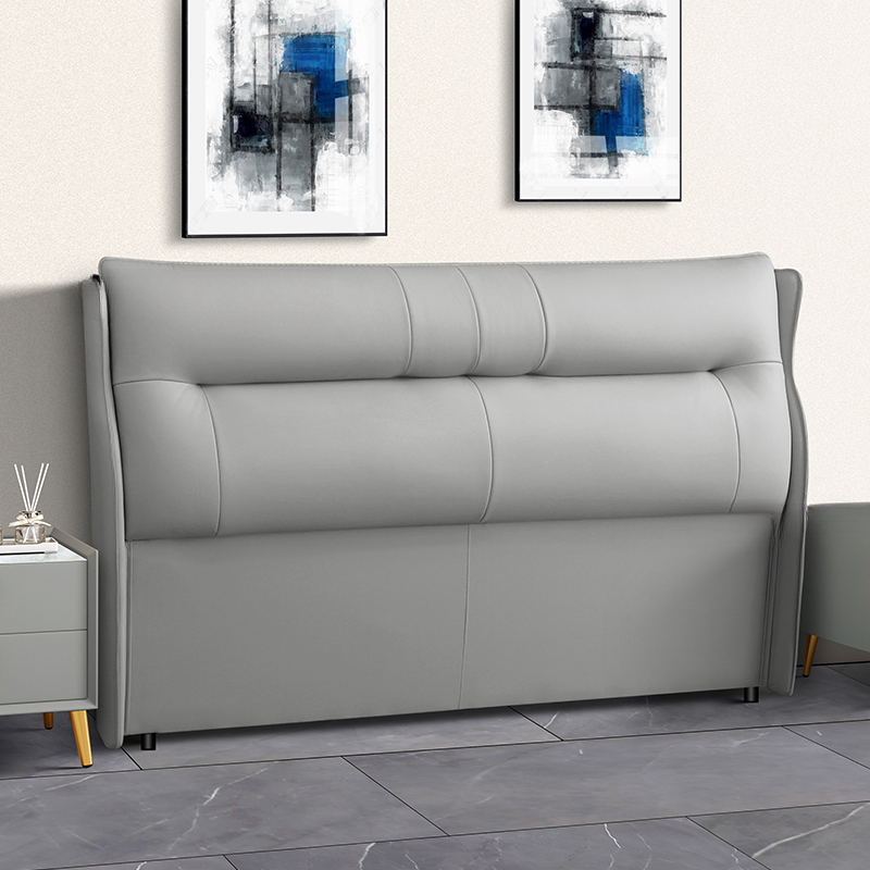 Modish No Distressing Timber Wingback Headboard with Rectangle Shape for King/Queen/Full Bed, Featuring Sponge Upholstery and Standard Height - image 6
