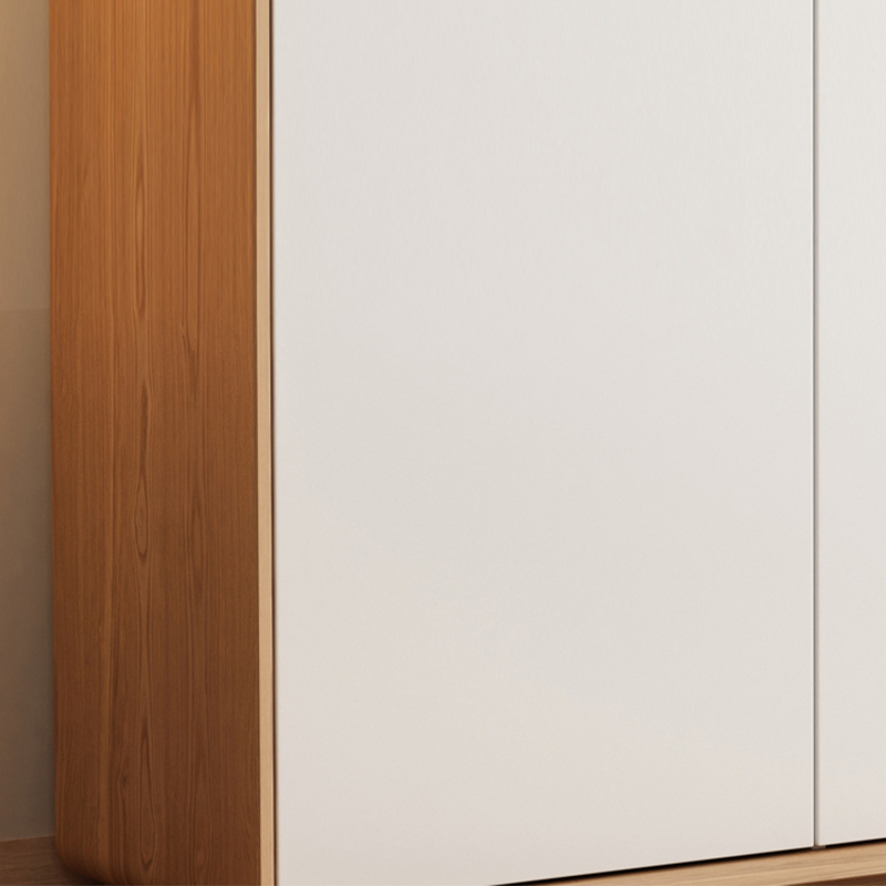 Wooden Modern Sideboard Credenza with 3 Drawers and 2 Cabinets for Storage - image 10