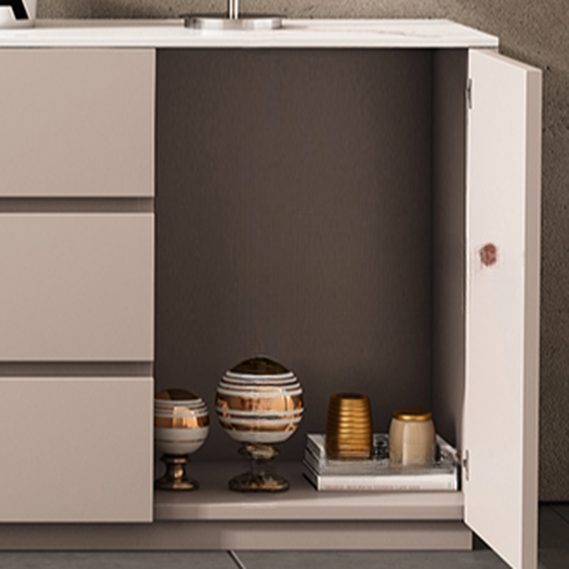 2-Door & 6 Drawers Rectangular TV Stand with Changeable Shelf for Sitting Room, 3 Tiers - image 13