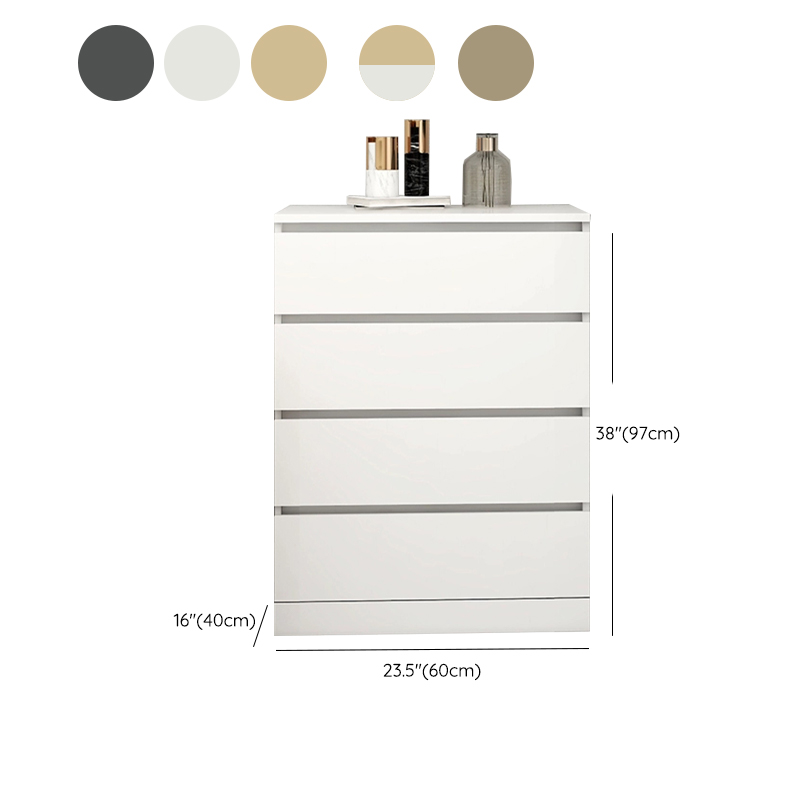 Contemporary Narrow Wood Dresser with Drawers for Living Room - image 16