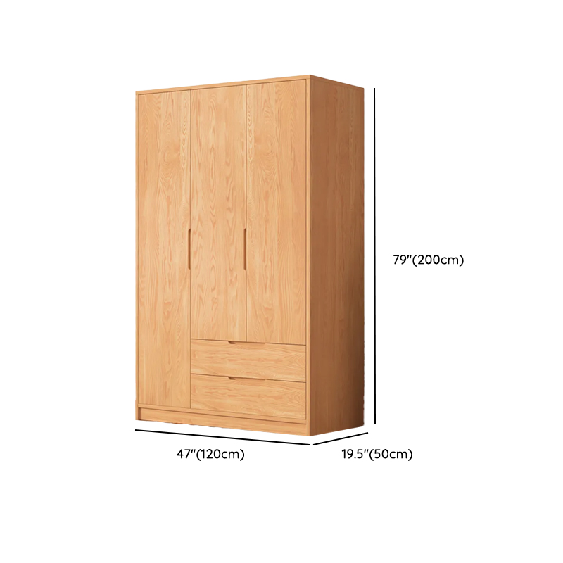 Wood Color Nordic Unfixed Wardrobe Closet - image 21