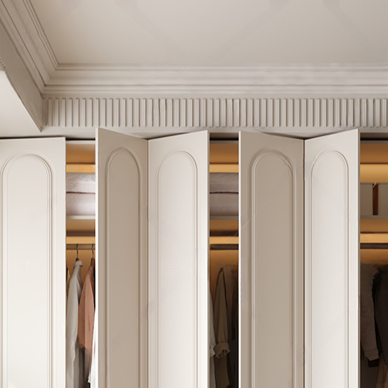 Minimalist Manufactured Wood Independent Almirah with Soft Close Drawer, Interior Shelves, and Clothing Rod - image 5