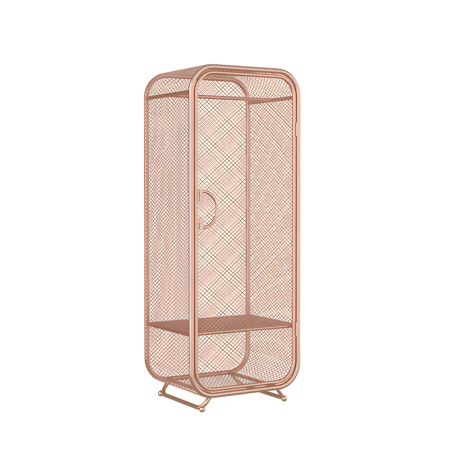 Contemporary Wardrobe Closet Metal Wardrobe Cabinet for Bedroom - image 7