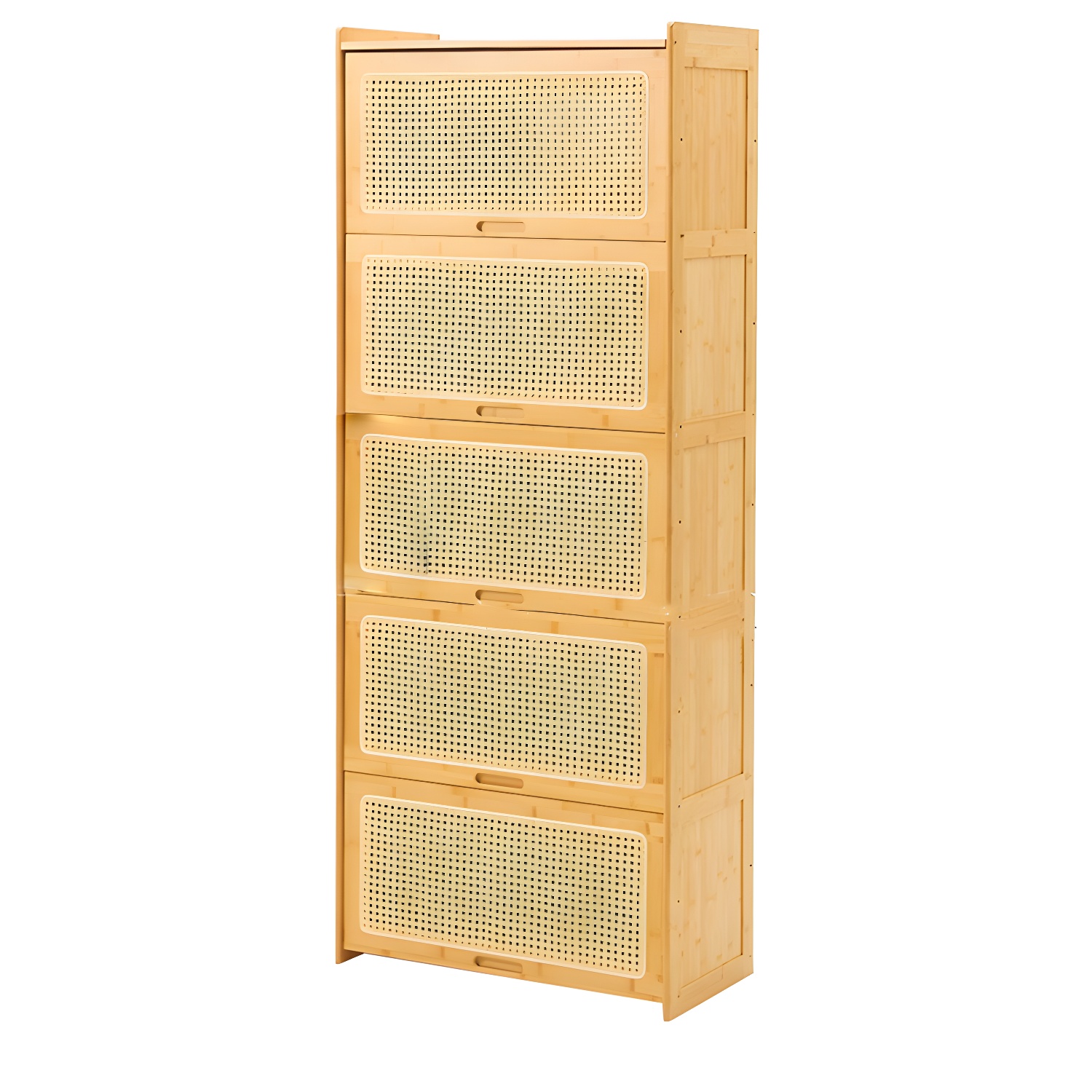 Minimalistic Solid Wood Accent Cabinet Rectangle Storage Cabinet - image 7