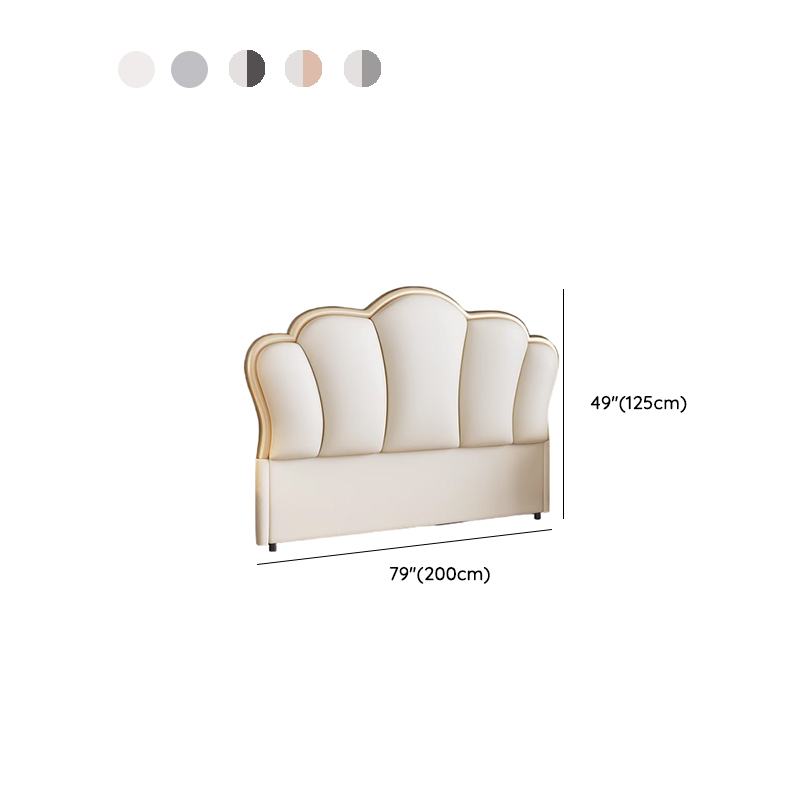 Modish No Distressing Timber Panel Headboard for King/Queen/Full Bed with Sponge Upholstery, Free-standing Installation, and Standard Height - image 15