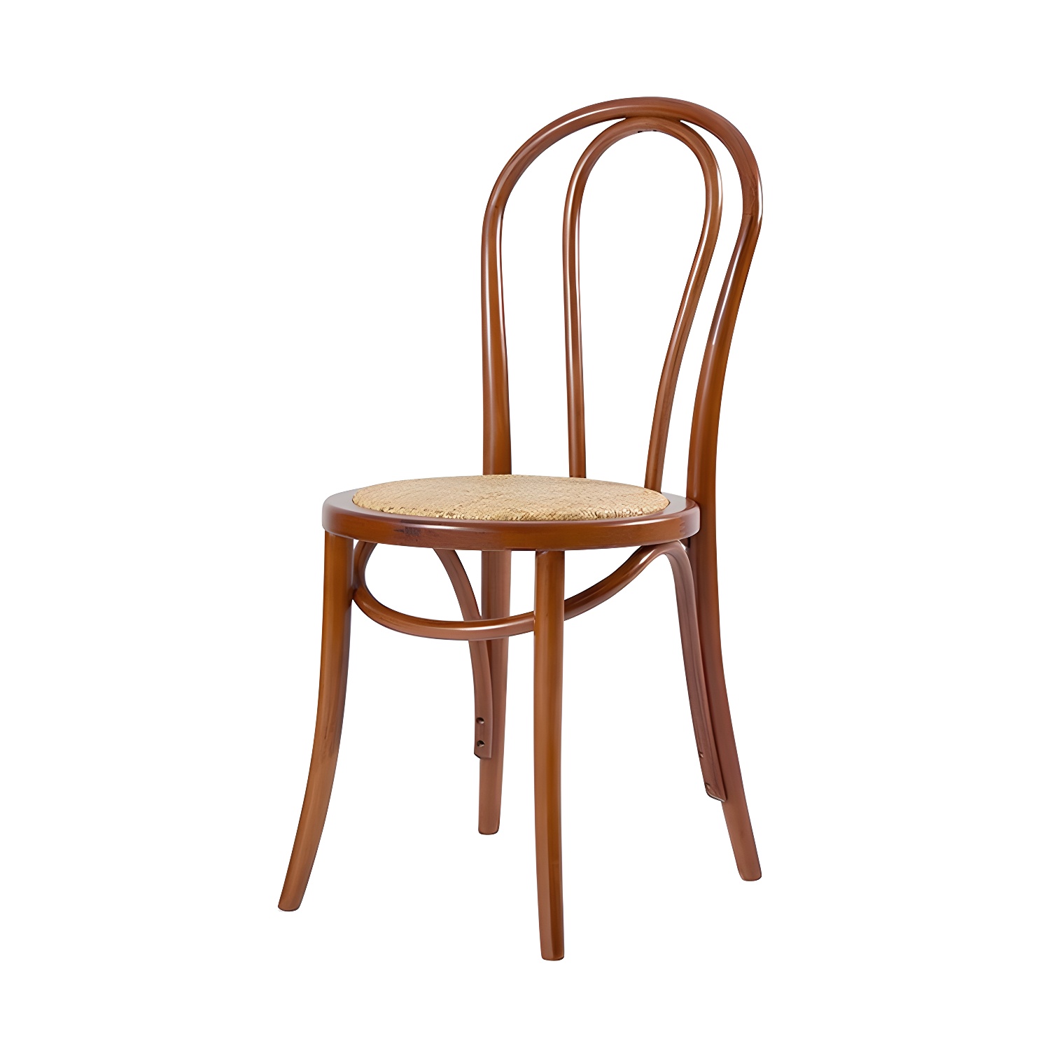 Modern Open Back Side Chair with Beech Wood Legs for Kitchen & Dining - Non-Upholstered - image 10