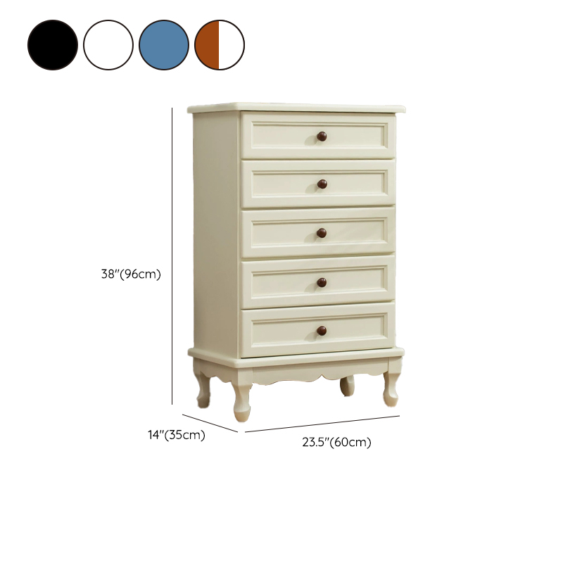 Traditional Solid Wood Dressers with Self Close Drawers in Compact Size - image 15