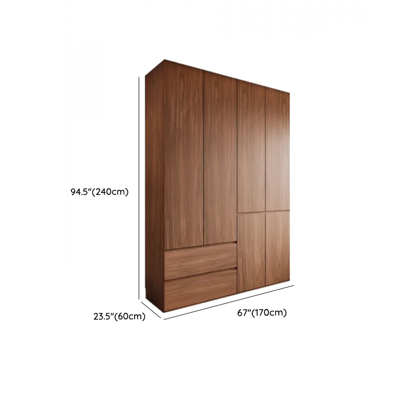 Acorn Minimalist Laminate Independent Wardrobe Closet with Soft Close Drawer, Soft Close Door, and Interior Shelves - image 24