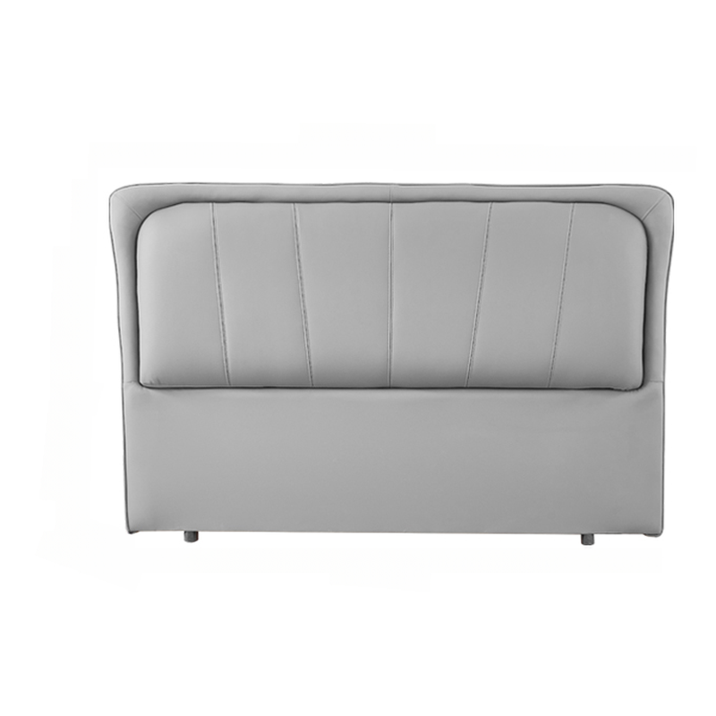 Free-standing Standard Standard（36-55“） Rectangle Full(54"W x 75"L) Panel Headboard With Legs, Sponge Filing and Wood Frame - image 6