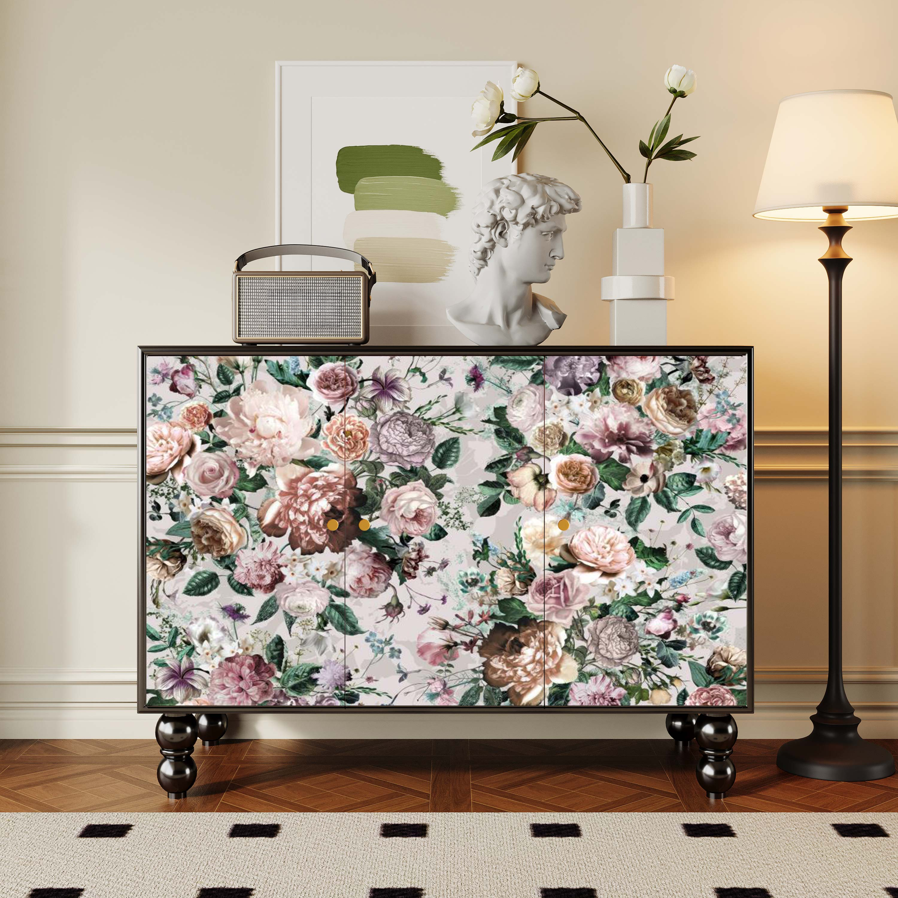 Parlor Detached Sideboard with Six Internal Shelves and Benchtop - image 32
