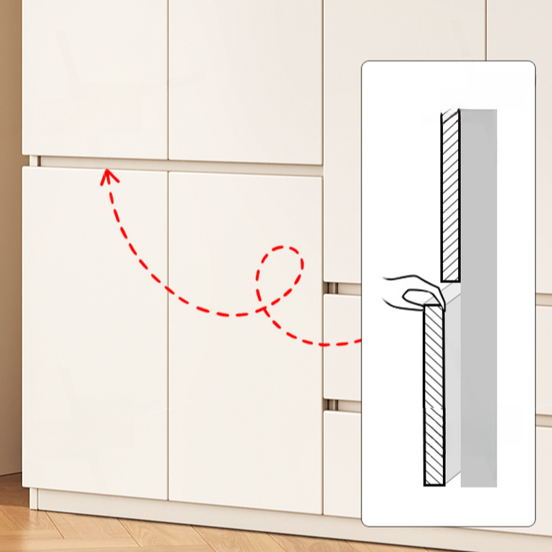 Modish Manufactured Wood Independent Armoire Cabinet with Soft Close Drawer, Soft Close Door, Interior Shelves, and Clothing Rod - image 6